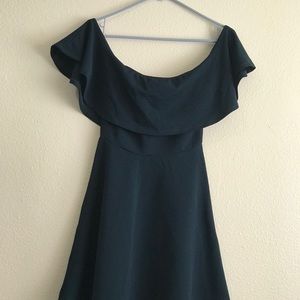 Dark Green Charlotte Russe Dress